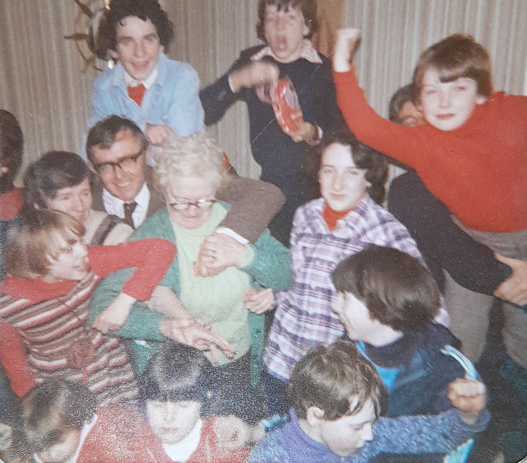 Party with mam, uncle dick, nana donoghue and cousins